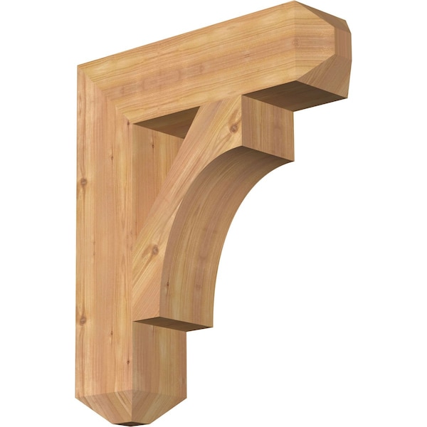 Ekena Millwork Westlake Craftsman Smooth Bracket, Western Red Cedar, 5 1/2"W x 22"D x 26"H BKT06X22X26WTL04SWR - main